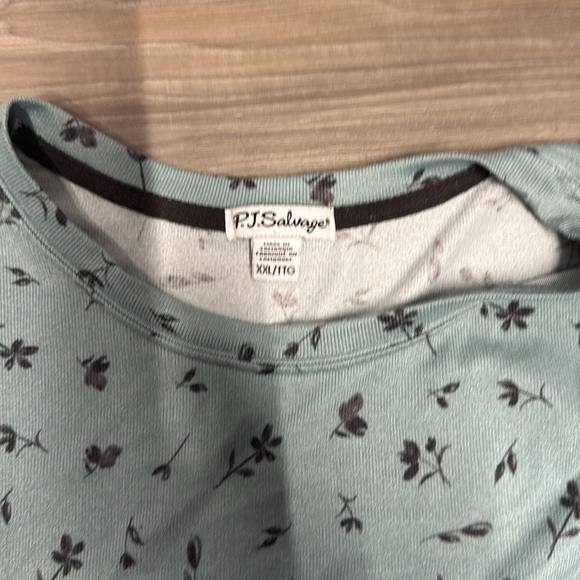 PJ Salvage cropped pants / half sleeve PJ set size XXL - Picture 6 of 9